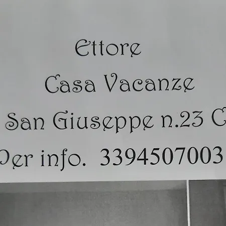 펜션 Ettore Casa Vacanze